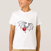 getikt hart t-shirt (Voorkant)