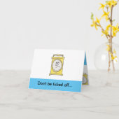 Getikt van Kaart van de Verjaardag van de Klok de (Gele Bloem)