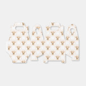 getild met een schattige unisex-baby-geit bedankdoosjes (Uitgevouwen)