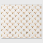 getild met een schattige unisex-baby-geit cadeaupapier (Vlak)