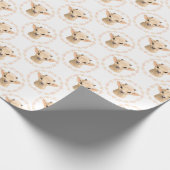 getild met een schattige unisex-baby-geit cadeaupapier (Hoek)