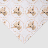 getild met een schattige unisex-baby-geit tissuepapier (Detail)