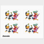 GETIN’ FREAKY BIJ DE TIKI RECHTHOEKIGE STICKER (Vel)