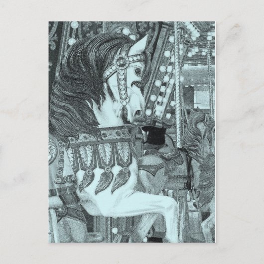 getint carrousel feestdagenkaart (Voorkant)