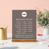 GETINT | Logo en kantooruren | Acrylteken Acryl Bord (Huwelijk)