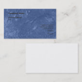 Getinte gerimpelde textuur visitekaartje (Voorkant / Achterkant)