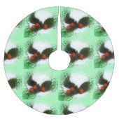 Getiteld Frosty Green Holly Kerstboom Rok (Voorkant)