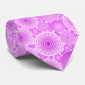 Getneste wielen — lavendel en paars stropdas (Opgerold)