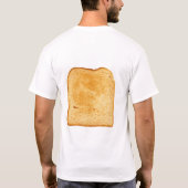 Getoast stuk brood t-shirt (Achterkant)