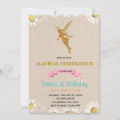 Getogen sprookjesprinses verjaardagsuitnodiging kaart (Voorkant)