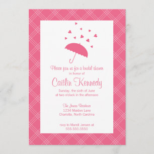 Getoond met Love-Bridal Shower Invitation Kaart