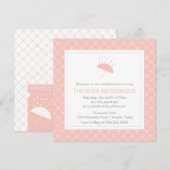 Getoond met Love-Bridal Shower Invitation Kaart (Voorkant / Achterkant)
