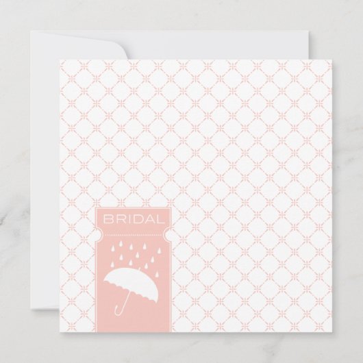 Getoond met Love-Bridal Shower Invitation Kaart (Achterkant)