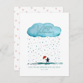 Getoond met Love Valentijn Holiday Kaart (Voorkant / Achterkant)