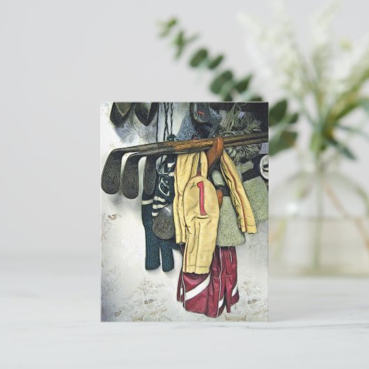 Getoonde herinneringen Illustratie Briefkaart (Staand voorkant)