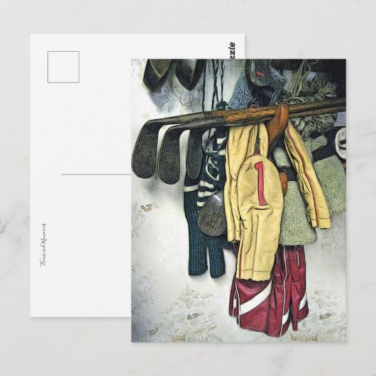 Getoonde herinneringen Illustratie Briefkaart (Voorkant / Achterkant)