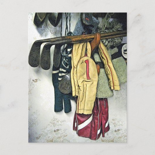 Getoonde herinneringen Illustratie Briefkaart (Voorkant)