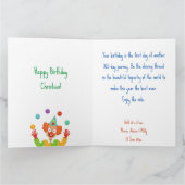 Getoonde naam circusverjaardagsfeestje kaart (Binnen)