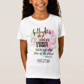 Getoonde Sterkte Teen GODDAUGHTER Quote T T-shirt (Voorkant)