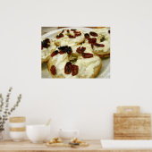 Getoste bagel met geitenkaas poster (Keuken)