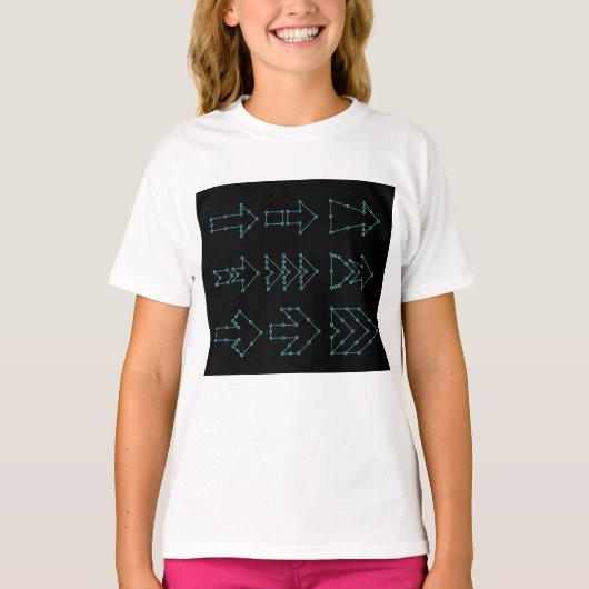 Getotte pijlen T-shirt (Voorkant)