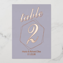 Getotte rand samengeperste Folie Folie Uitnodiging