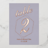 Getotte rand samengeperste Folie Folie Uitnodiging (Voorkant)