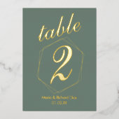 Getotte rand samengeperste Folie Folie Uitnodiging (Voorkant)