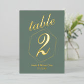 Getotte rand samengeperste Folie Folie Uitnodiging (Staand Voorkant)