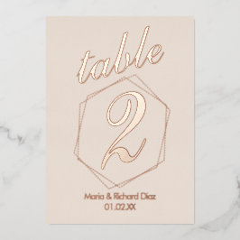 Getotte rand samengeperste Folie Folie Uitnodiging