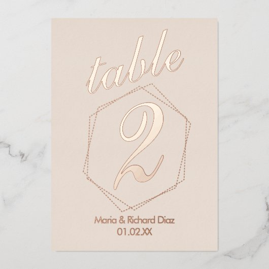 Getotte rand samengeperste Folie Folie Uitnodiging (Voorkant)