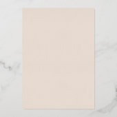 Getotte rand samengeperste Folie Folie Uitnodiging (Achterkant)