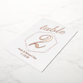 Getotte rand samengeperste Folie Folie Uitnodiging (Gedraaid)