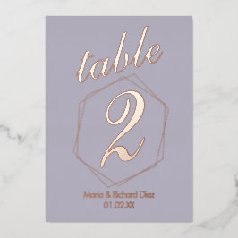 Getotte rand samengeperste Folie Uitnodiging