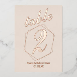 Getotte rand samengeperste Folie Uitnodiging