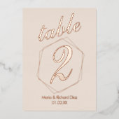 Getotte rand samengeperste Folie Uitnodiging (Voorkant)