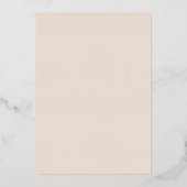 Getotte rand samengeperste Folie Uitnodiging (Achterkant)