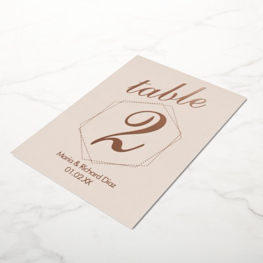 Getotte rand samengeperste Folie Uitnodiging (Gedraaid)