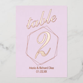 Getotte rand samengeperste Folie Uitnodiging