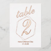 Getotte rand samengeperste Folie Uitnodiging (Voorkant)