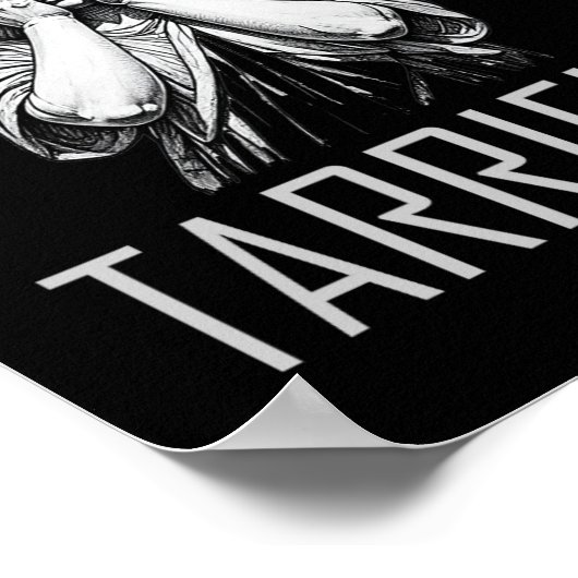 Getrafeerd voor de Amerikaanse economie - Anti-tar Poster (Hoek)