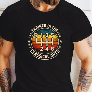 Getraind in de klassieke kunst Snelheids handleidi T-shirt