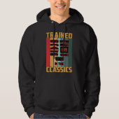 Getraind in de Klassiekers - Retro Gamer Hoodie (Voorkant)