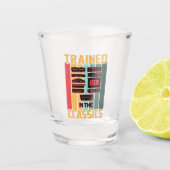 Getraind in de klassiekers - Retro Video Game Shot Glas (Voorkant)
