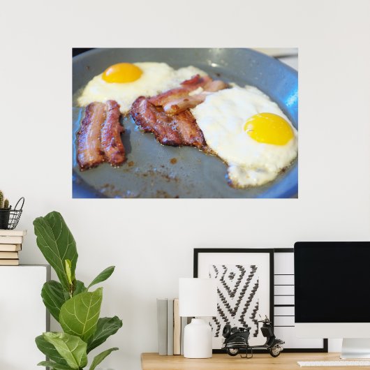 Getrande eieren poster (Thuiskantoor)