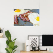 Getrande eieren poster (Thuiskantoor)