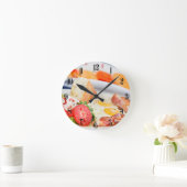 Getrande eieren ronde klok (Huis)