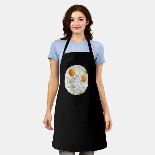 Getrande eieren schort (Gedragen)