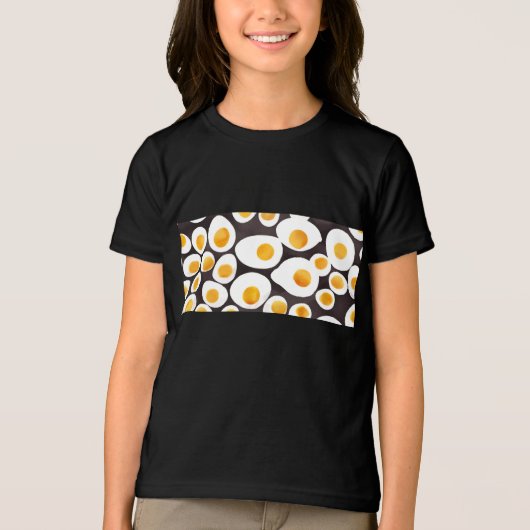 Getrande eieren Tri-Blend shirt (Voorkant)