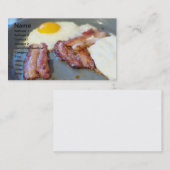 Getrande eieren visitekaartje (Voorkant / Achterkant)